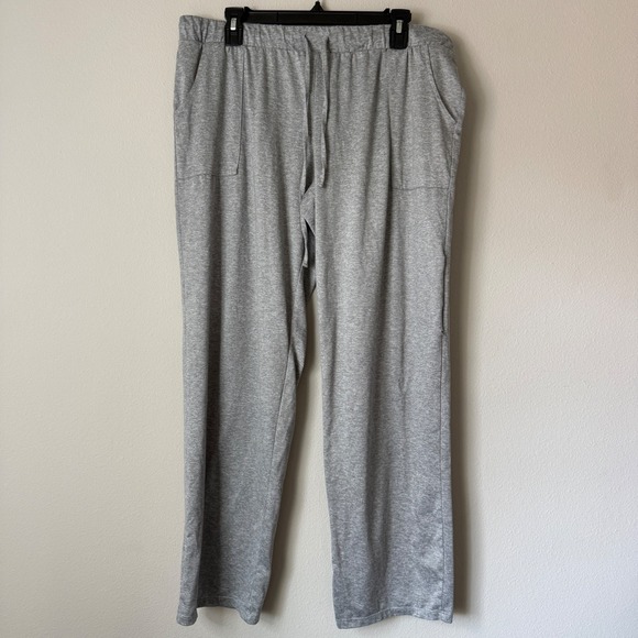 Lucky Brand Other - Lucky Brand Womens XL‎ Heather Gray Lounge Pajama Pants Drawstring Straight Leg